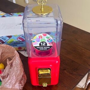 FAO Schwarz Red and Gold Toy Vending Machine